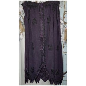 NWT plus size purple skirt